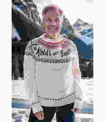 Kaldt som faen genseren i naturhvit - DLG 22-007-AS502B