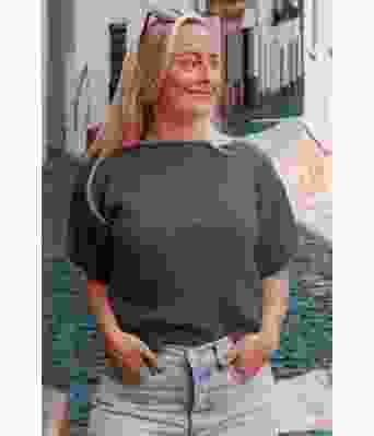 Mørk grå Peggy sweater - DLG-22-008-315