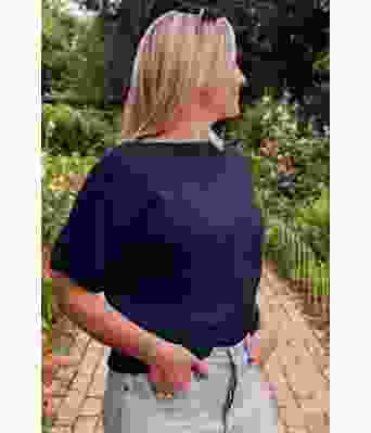 Marineblå Peggy sweater - DLG-22-008-326