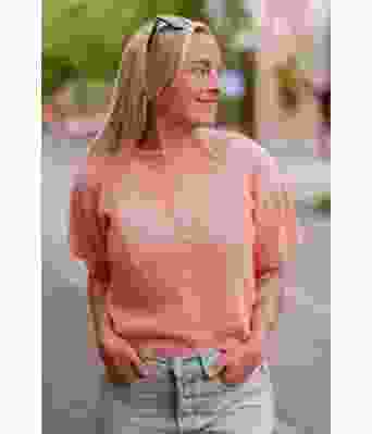 Peggy sweater kortermet sommertopp - DLG 22-008