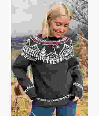 Jeansblå Hyttekosgenser - DLG 22-009-527A