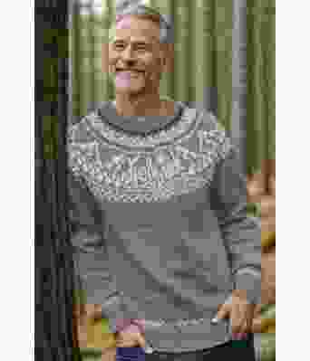 Grå Fjellbukkgenser med koks - DLG-22-010-SU34053427