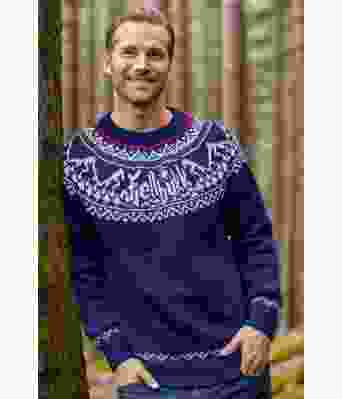 Marineblå Fjellbukk genser - DLG 22-010-SU34063409