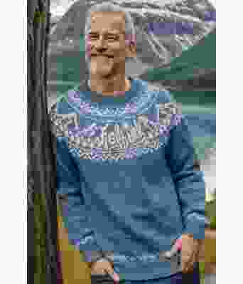 Fjellbukkgenseren i mørk denim - DLG 22-010-SU34403437