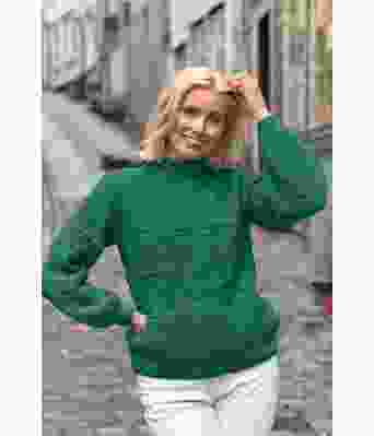 Grønn  Månebedotten genser - DLG 23-004-3412