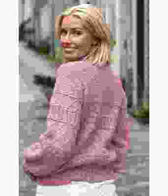 Pudderrosa  Månebedotten genser - DLG 23-004-3500 