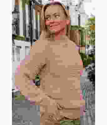 Luddig strukturgenser i dus rose - DLG 23-006-3490