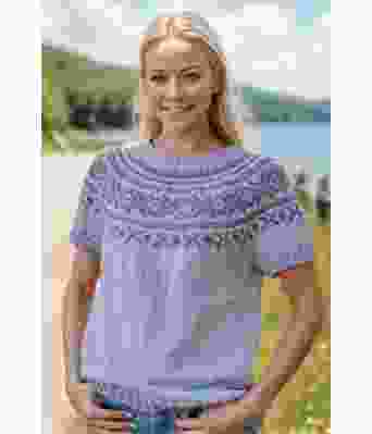 Blå Lysøen sommertopp - DLG 23-012C