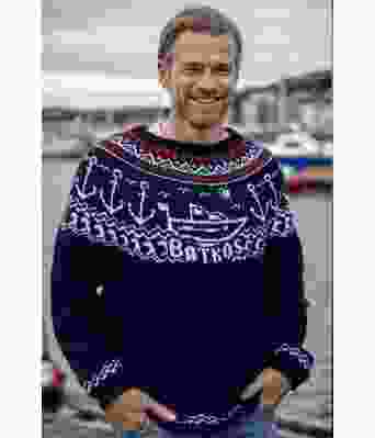 Marineblå Båtkos genser - DLG 23-013-526