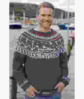 Jeansblå Båtkosgenser - DLG 23-013-527