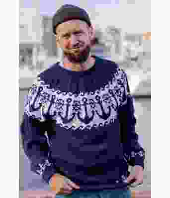 Marineblå Båtsmanngenser - DLG 23-016-3406