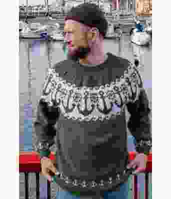 Armygrønn Båtsmanngenser - DLG 23-016-3489