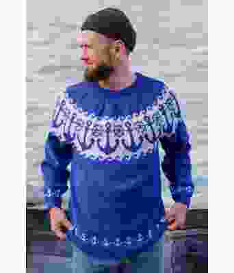 Kongeblå Båtsmanngenser - DLG 23-016-3504