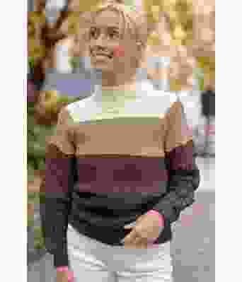 Structured stripes sweater - DLG 23-018-3427