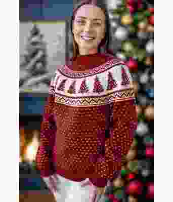 Rød juletregenser - DLG 23-033-SR565