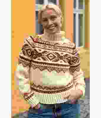 Chunky Iris genser med høy hals - DLG 23-038