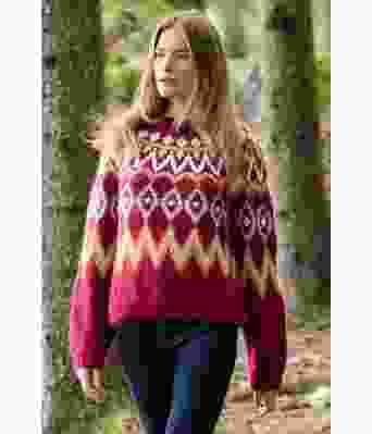 Rød Maple genser - DLG 23-041