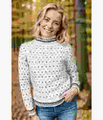 Lollilender med brunt og beige mønster - DLG 23-051-S207208