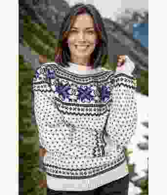 Tydal genseren med marineblått mønster - DLG 24-001-34023406