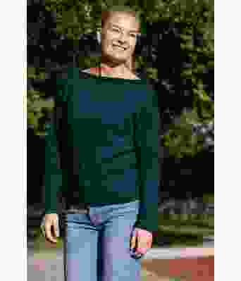 Grangrønn Visla genser - DSA 114-03D