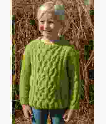 Pæregrønn Ametystgenser - DSA 114-05B