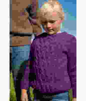 Purpurfarget Ametyst genser - DSA 114-05C