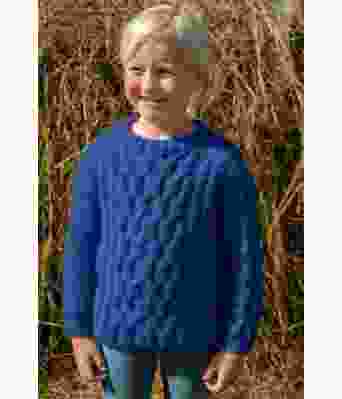 Ametystgenser til jente i kongeblå - DSA 114-05F