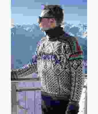 Blå strikkegenser fra Lillehammer OL i 1994 - DSA 127-02