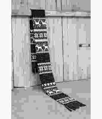 Reinsdyrskjerf langt skjerf med reinsdyr - DSA 2018-01