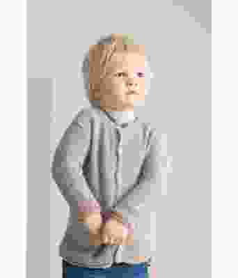 Perlestrikket jakke til barn - DSA 32-07