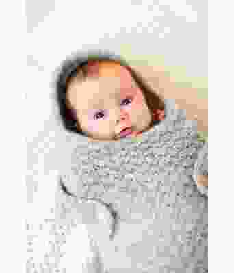 Coocoon strukturstrikket babypose - DSA 39-14