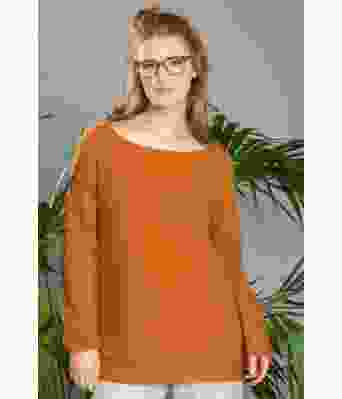 Oransje Hedda genser - DSA 48-01