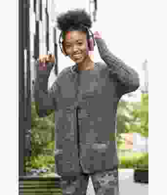 Isra kort rutejakke i alpakkaull - DSA 50-05