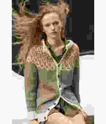 Isolde rundstrikket jakke - DSA 50-07