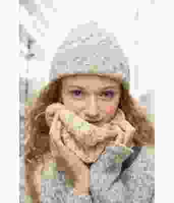 Ibbie strikket lue og halstube - DSA 50-20