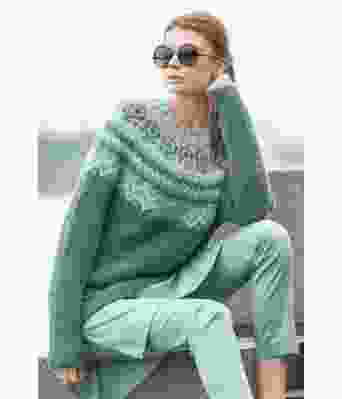 Turkis Anja genser - DSA 55-07