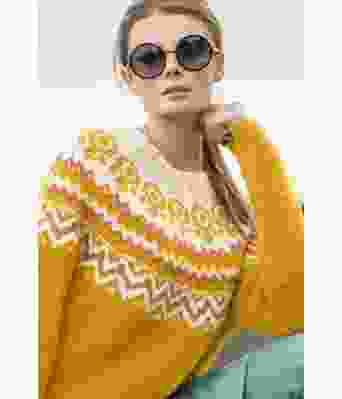 Oker gul Anja genser - DSA 55-14