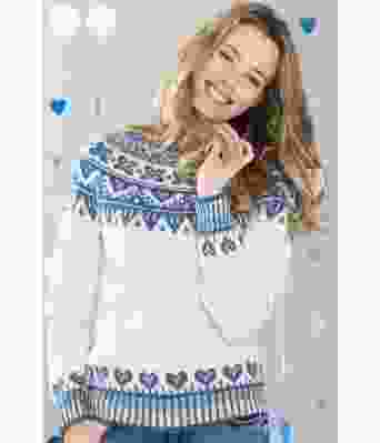 Vinterhjerter genser - DSA 57-02