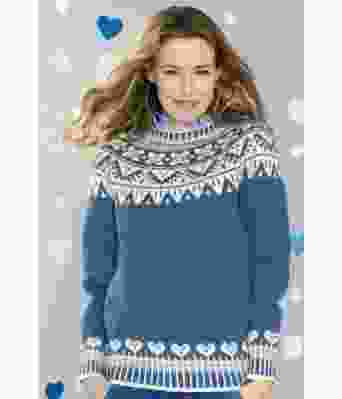 Vinterhjerter genser - DSA 57-08