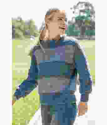 Olivia strikket genser med striper - DSA 60-16