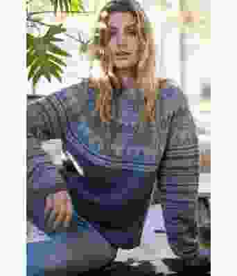 Blå Nora genser - DSA 77-12