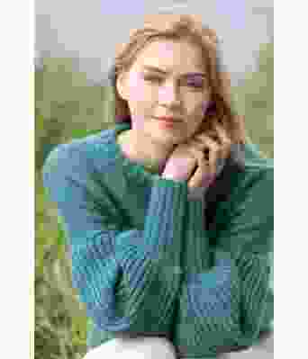 Grønn Puff genser - DSA 81-02