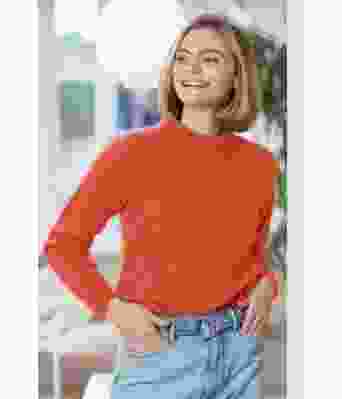 Oransje Ragne genser - DSA 90-01B