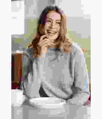 Lys grå Elben genser - DSA 91-01A