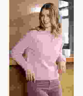 Lys rosa Elben genser - DSA 91-01C