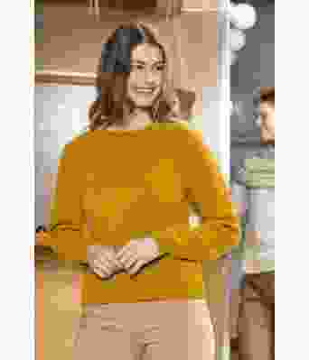 Gul Elben genser - DSA 91-02D