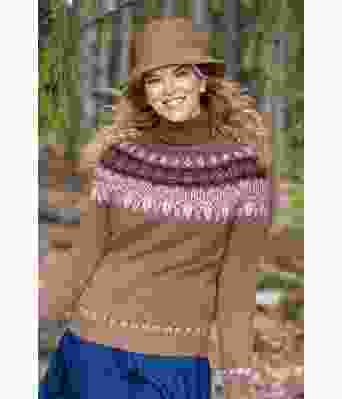 Brun Kvitfjell genser - DSA 96-08