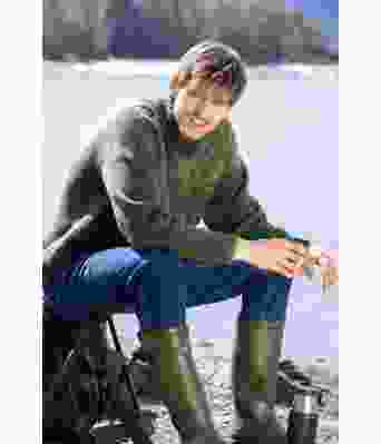 Grønn Lifjell strikket turgenser til herre - DSA 96-10