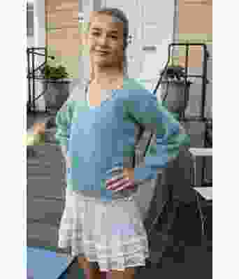 Duegrå Amanda genser - DSA 99-19A