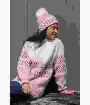 Ebba genser og lue med dusk - Viking 1708-3